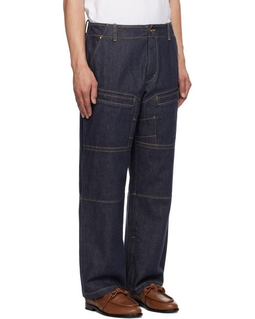 Moncler Blue X Mercedes-Benz By Nigo Jeans for men