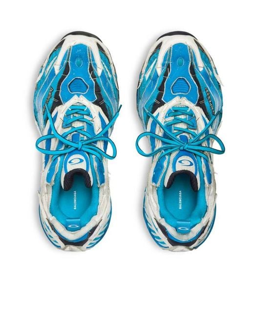 Balenciaga Blue Soleless Sneakers for men