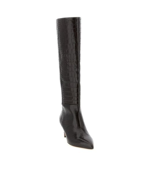 Paris Texas Black 'Stiletto' Boots