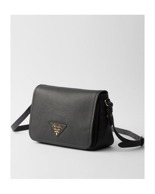 Prada Black Logo Strap Shoulder Bag