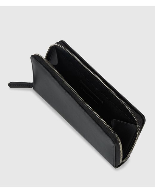 Karl Lagerfeld Black K/Daily Perforated-Logo Wallet