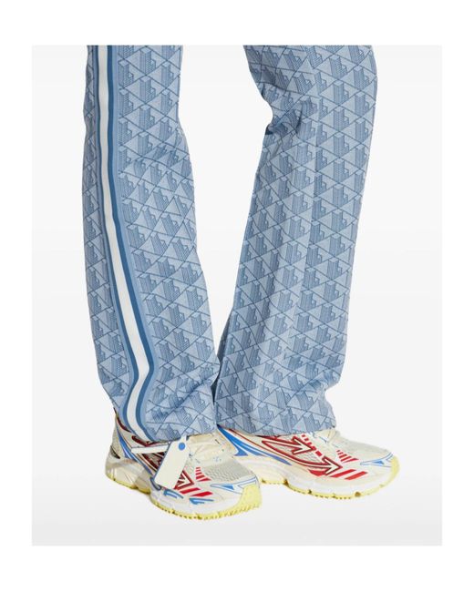 Off-White c/o Virgil Abloh Blue Ow Be Right Back Low-Top Sneakers