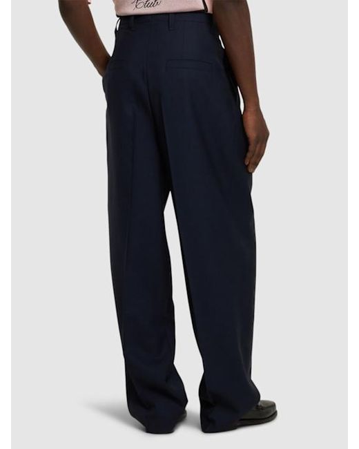 Jacquemus Blue Belt Loops Slacks for men