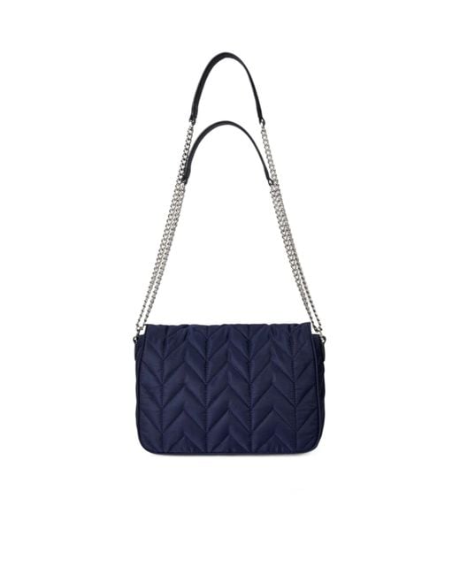 Ralph Lauren Blue Flap Shoulder Bag