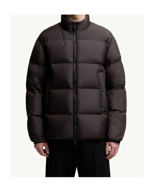 Moncler Black Erterle Zip-Up Puffer Jacket for men