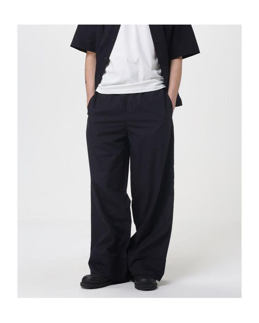 Entire studios Black Pajama Wide-Leg Pants for men