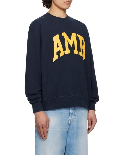 Ambush Blue Crew Neck Sweatshirt for men