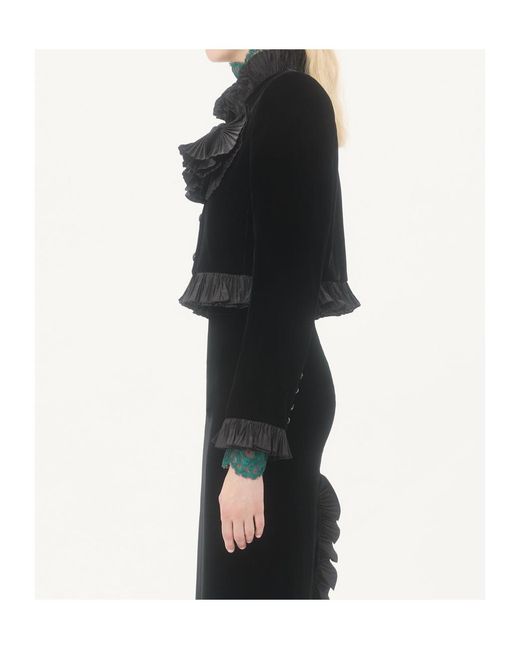 Valentino Black Cropped Jacket