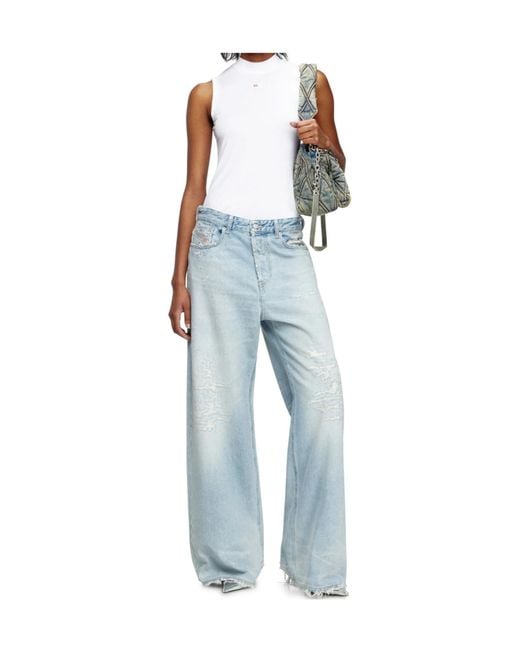 DIESEL Blue Relaxed Jeans 1996 D-Sire 09M53