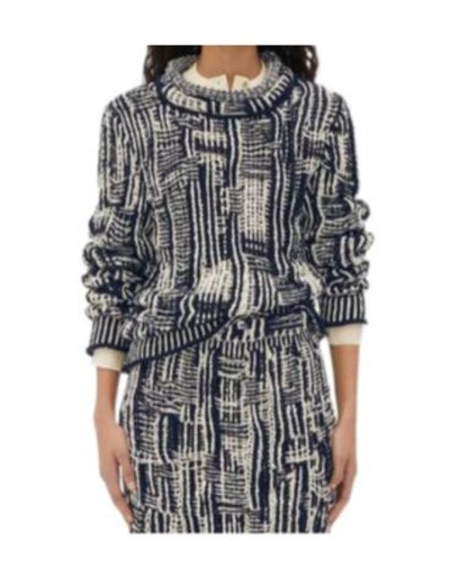 Bottega Veneta Gray Intrecciato Jumper