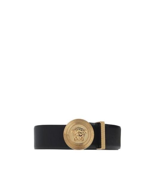 Versace White Medusa Logo Plaque Belt for men