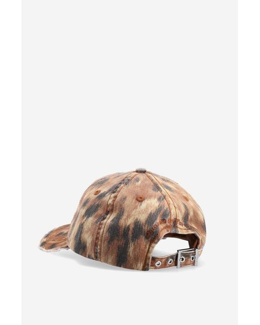 Ganni Multicolor Patterned Hat