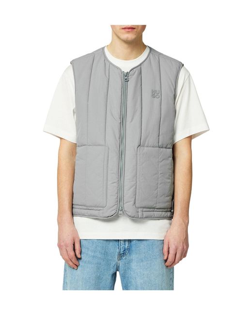 Boss Gray Batino Gilet for men