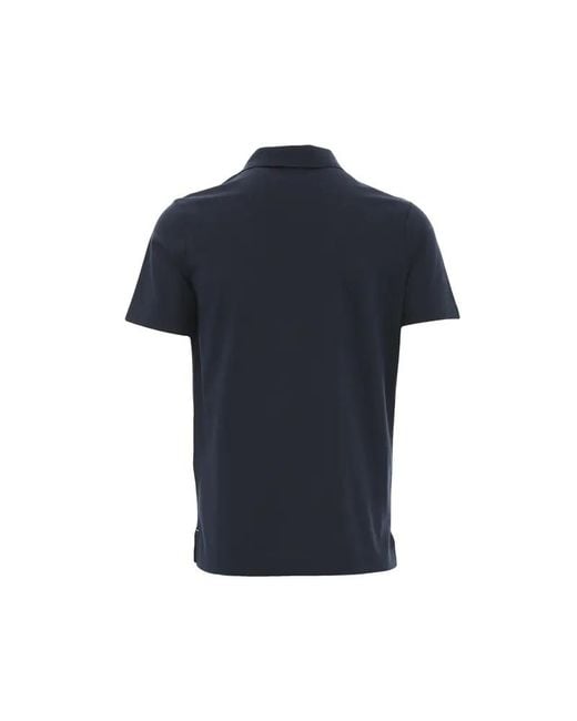 Paul & Shark Blue Logo Details Polo Shirt for men