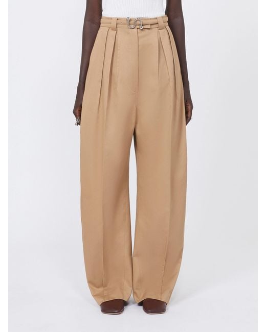 Sportmax Natural Idoneo Belted Trousers