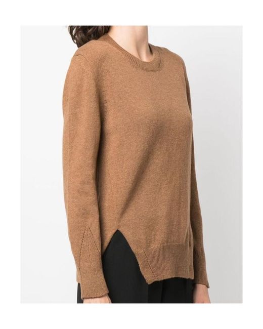 A.P.C. Brown Crewneck Knitted Jumper