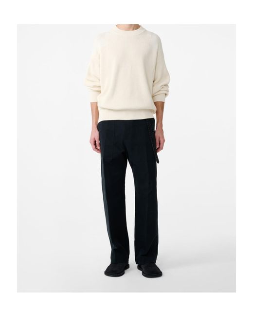 Studio Nicholson Black Balos Casual Pants for men