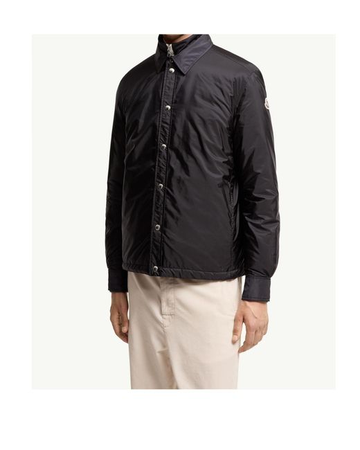 Moncler Black Meridelle Shirt Down Jacket for men