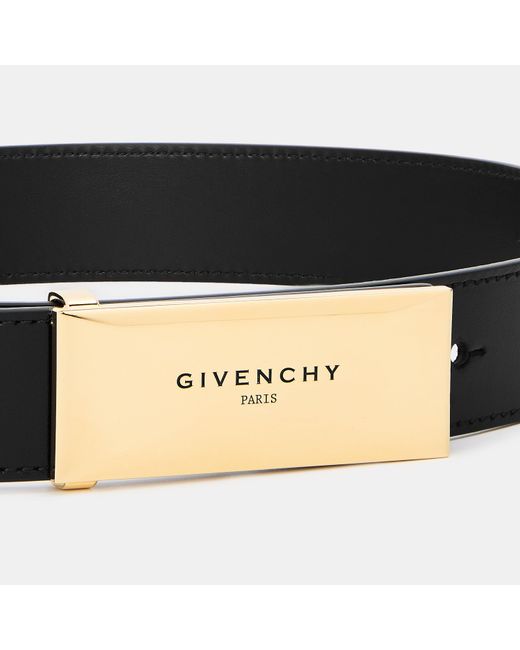 Givenchy White Plaque Leather Belt