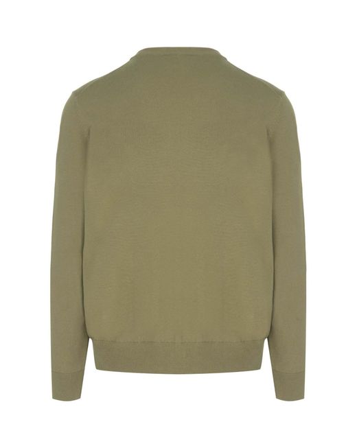 Boss Green Embroidered Logo Cotton Sweater for men