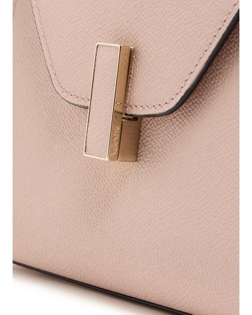 Valextra Pink Flap Shoulder Bag