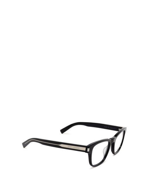 Saint Laurent White Eyewear Square Frame Glasses for men