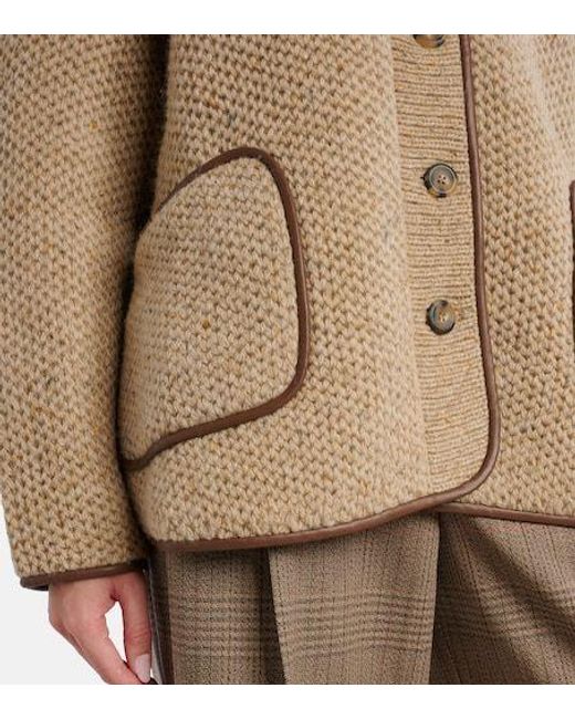 Altuzarra Natural Medrano Wool-Blend Jacket