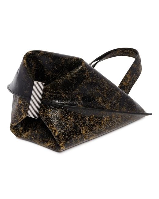 The Attico Black The La Scoop Shoulder Bag