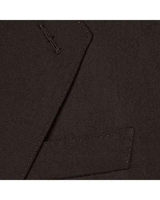 Gucci Brown Monogrammed Buttoned Suit for men