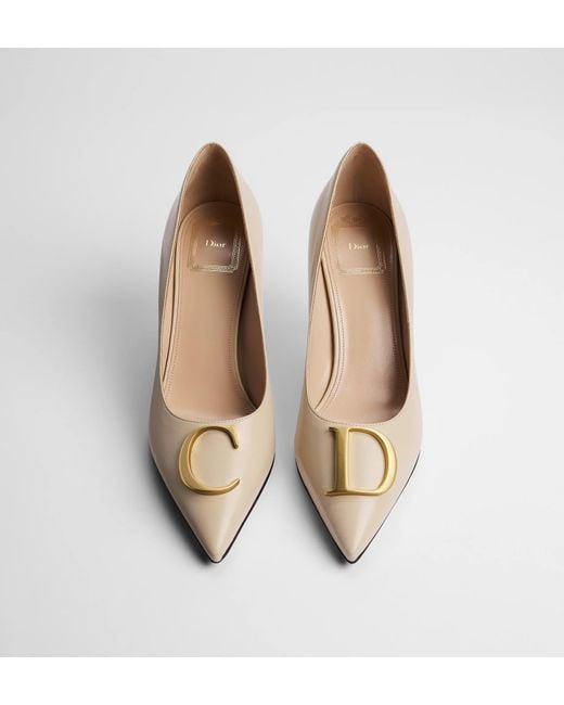 Dior Natural Christian Initials Pumps