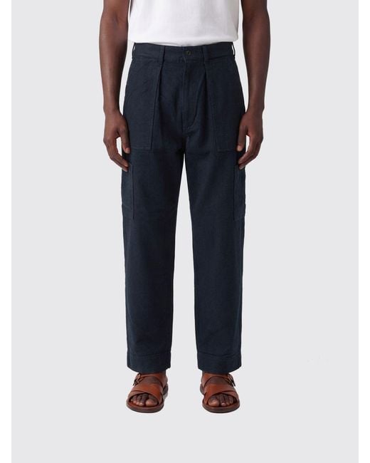 Nanamica Blue Deck Twill Pants for men
