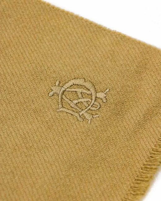 Dunhill Natural Logo Scarf for men