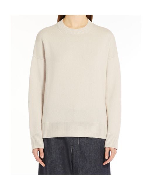 Max Mara Natural 'S Crewneck Long-Sleeved Jumper