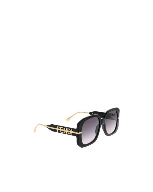 Fendi Multicolor Eyewear Square Frame Sunglasses
