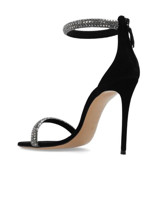 Casadei White Scarlet Stratosphere 100Mm Crystal-Embellished Sandals