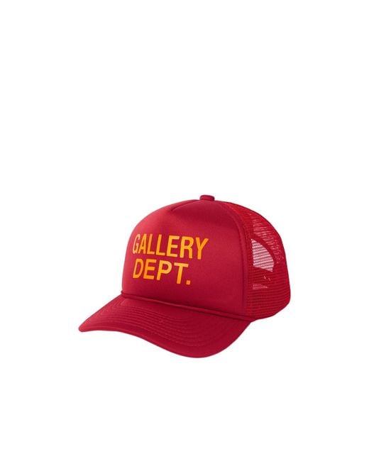 GALLERY DEPT. Red Logo-Print Hat for men