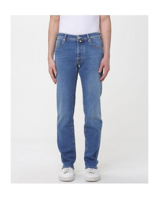 Jacob Cohen Blue Slim-Fit Trousers for men