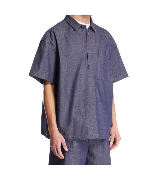 DARKPARK Blue Alex Polo Shirt for men