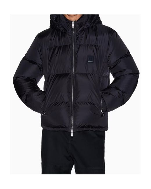 ARMANI EXCHANGE Blue Padded Jacket for men