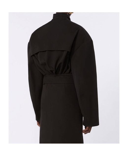 Sportmax Black Cotton Cropped Jacket