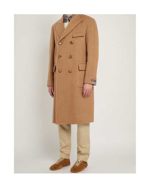 Polo Ralph Lauren Brown Double-Breasted Coat for men