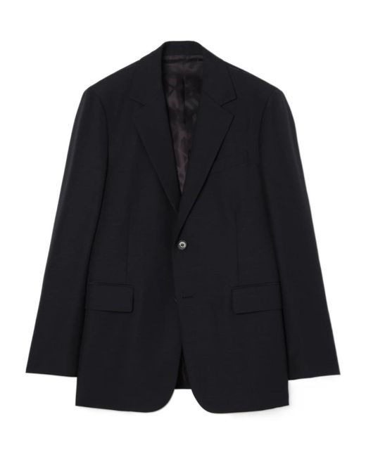 Burberry Blue Single-Breasted Tailored Jacket for men
