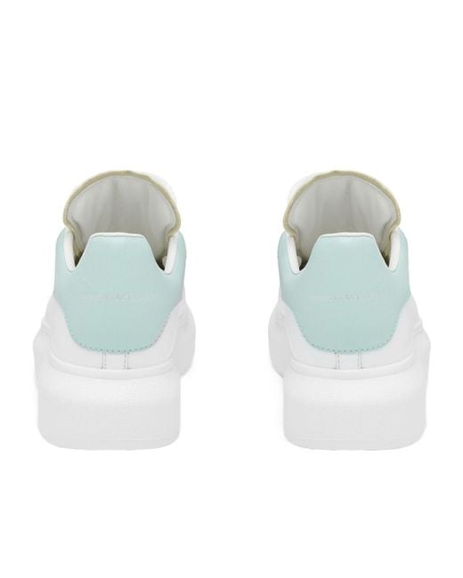 McQueen White Oversized Lace-Up Sneakers
