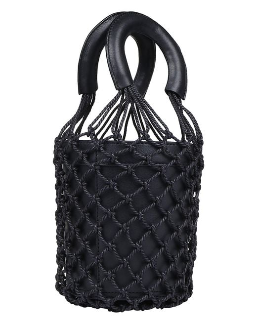 Staud Black Bonsai 20 Bucket Bag