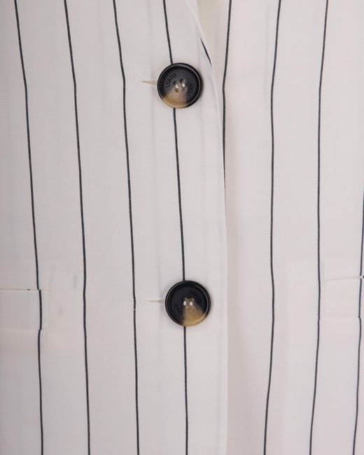 Liu Jo White Single-Breasted Waistcoat