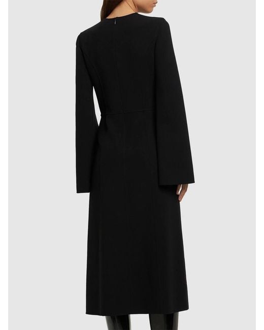 Michael Kors Black Split Mid-Length Dress