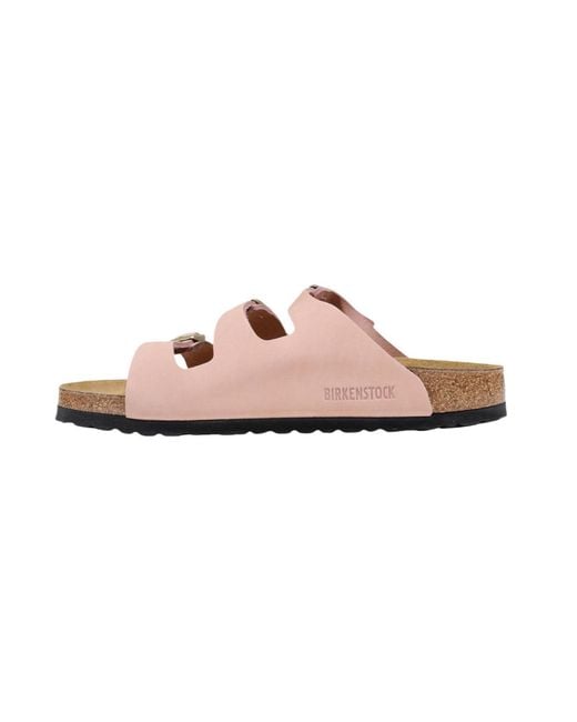 Birkenstock Pink Triple Buckled Slip-On Sandals for men