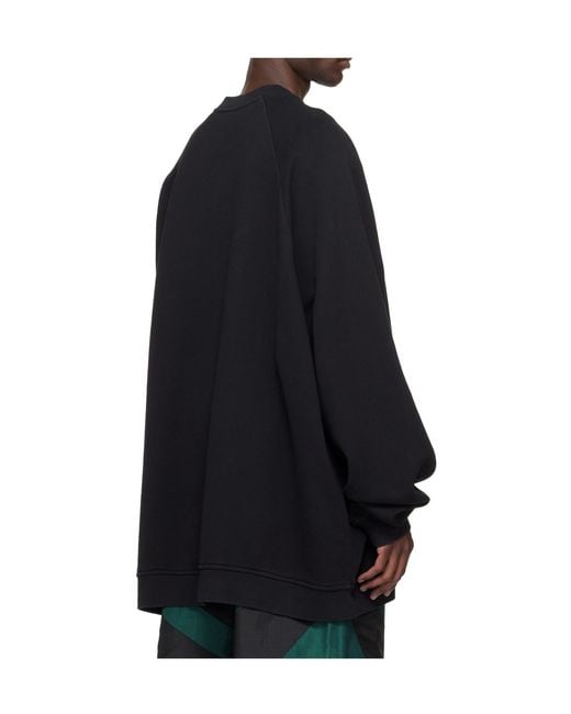 VAQUERA Blue Oversized Pullover Sweatshirt for men