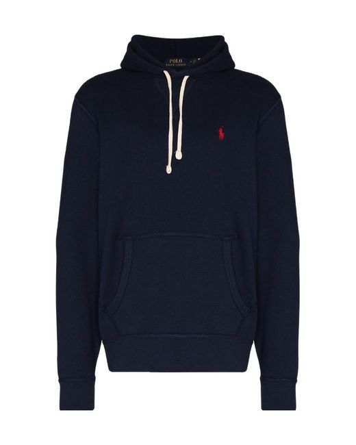 Polo Ralph Lauren Blue The Rl Fleece Hoodie for men
