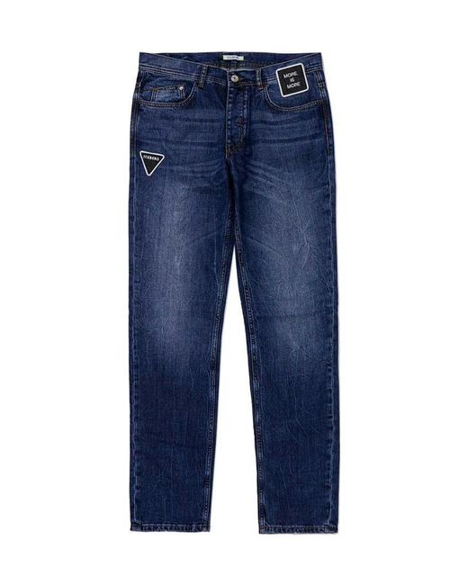 Iceberg Blue Straight Jeans for men